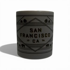 Gray San Francisco Candle Holder